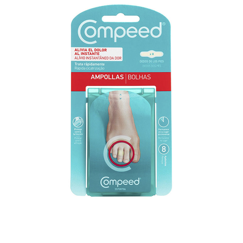 COMPEED : BLISTERS between toes feet 8 dressings