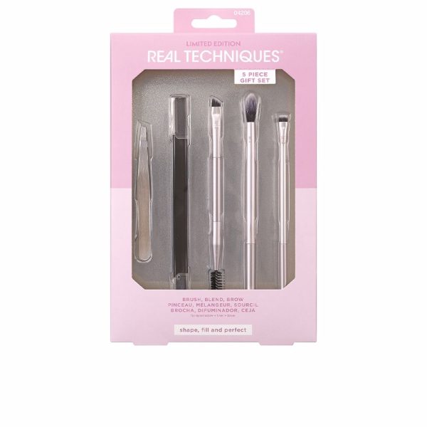 REAL TECHNIQUES : REST IN SHOW BROWS set 5 pz