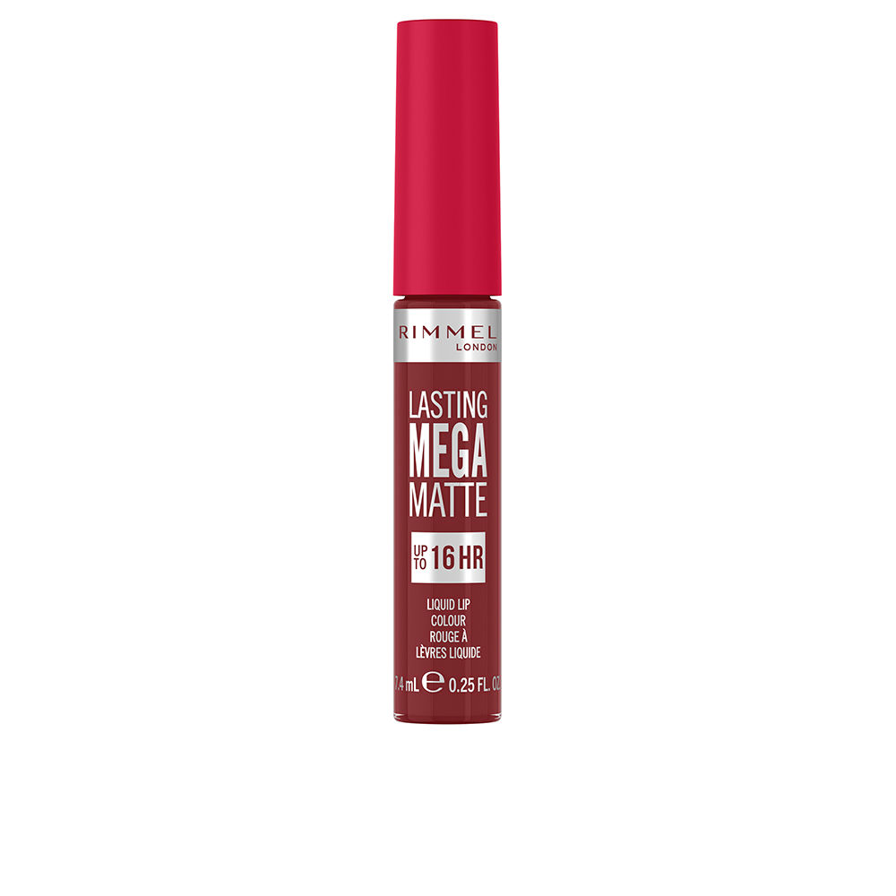 RIMMEL LONDON : LASTING MEGA MATTE liquid lip color #930-ruby passion 7.4ml