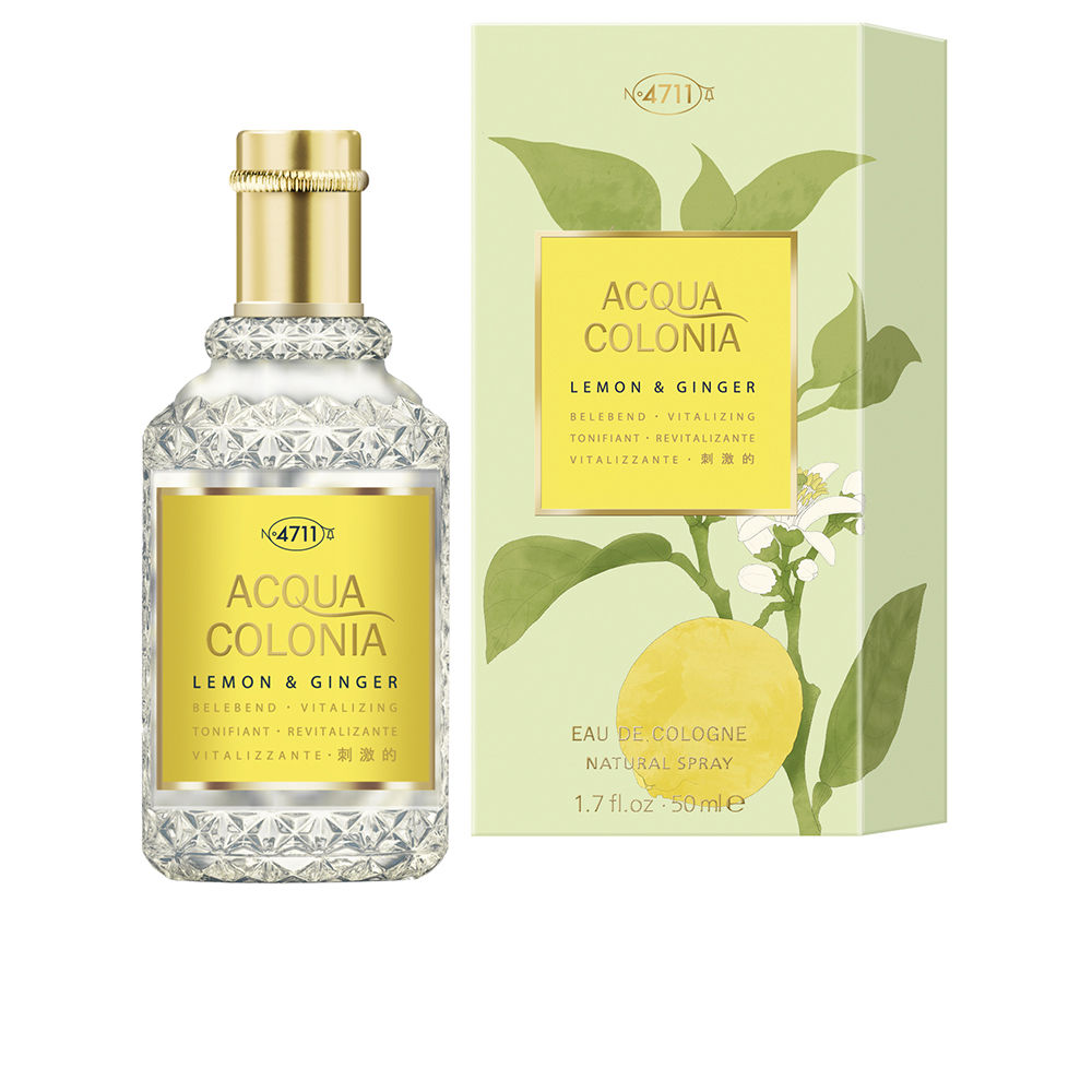 4711 : ACQUA COLONIA Lemon & Ginger eau de cologne splash & spray 50 ml