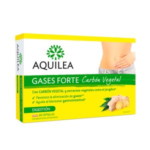 AQUILEA : Gases Forte Charcoal 60 Capsules