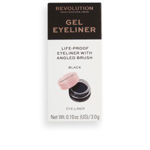REVOLUTION MAKE UP : GEL EYELINER life-proof #black 3 gr