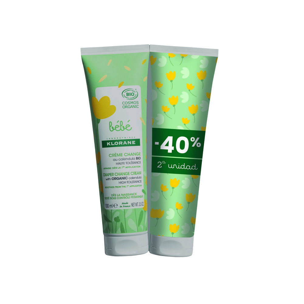 KLORANE : BÉBÉ BIO diaper cream pack 2 x 100 ml