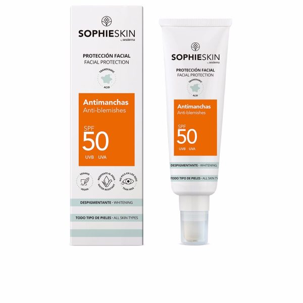 SOPHIESKIN : SOPHIESKIN crema solar facial antimanchas SPF50 50 ml