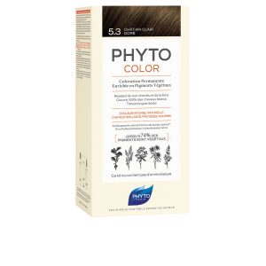 PHYTO : PHYTOCOLOR #5.3-castaño claro dorado 4 u