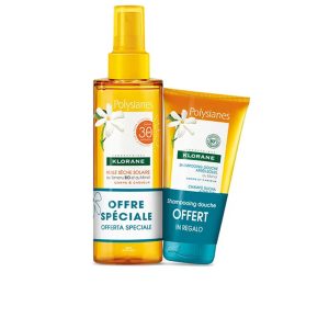 KLORANE : SPRAY SOLAR SPF30 POLYSIANES MONOÏ Y TAMANU BIO LOTE 2 pz