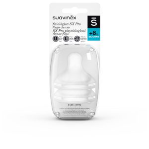 SUAVINEX : TETINA fisiologica flujo silicona L 2 u
