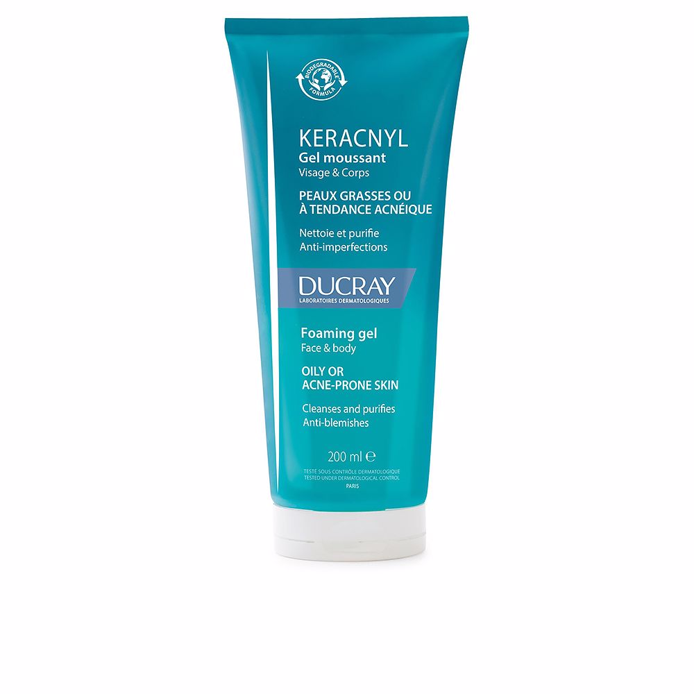DUCRAY : KERACNYL gel limpiador 200 ml
