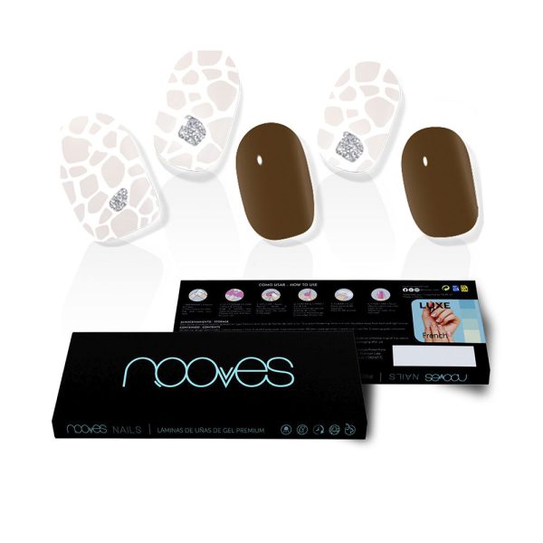 NOOVES : GEL NAILS suzanne premium glam #glitter 20 u