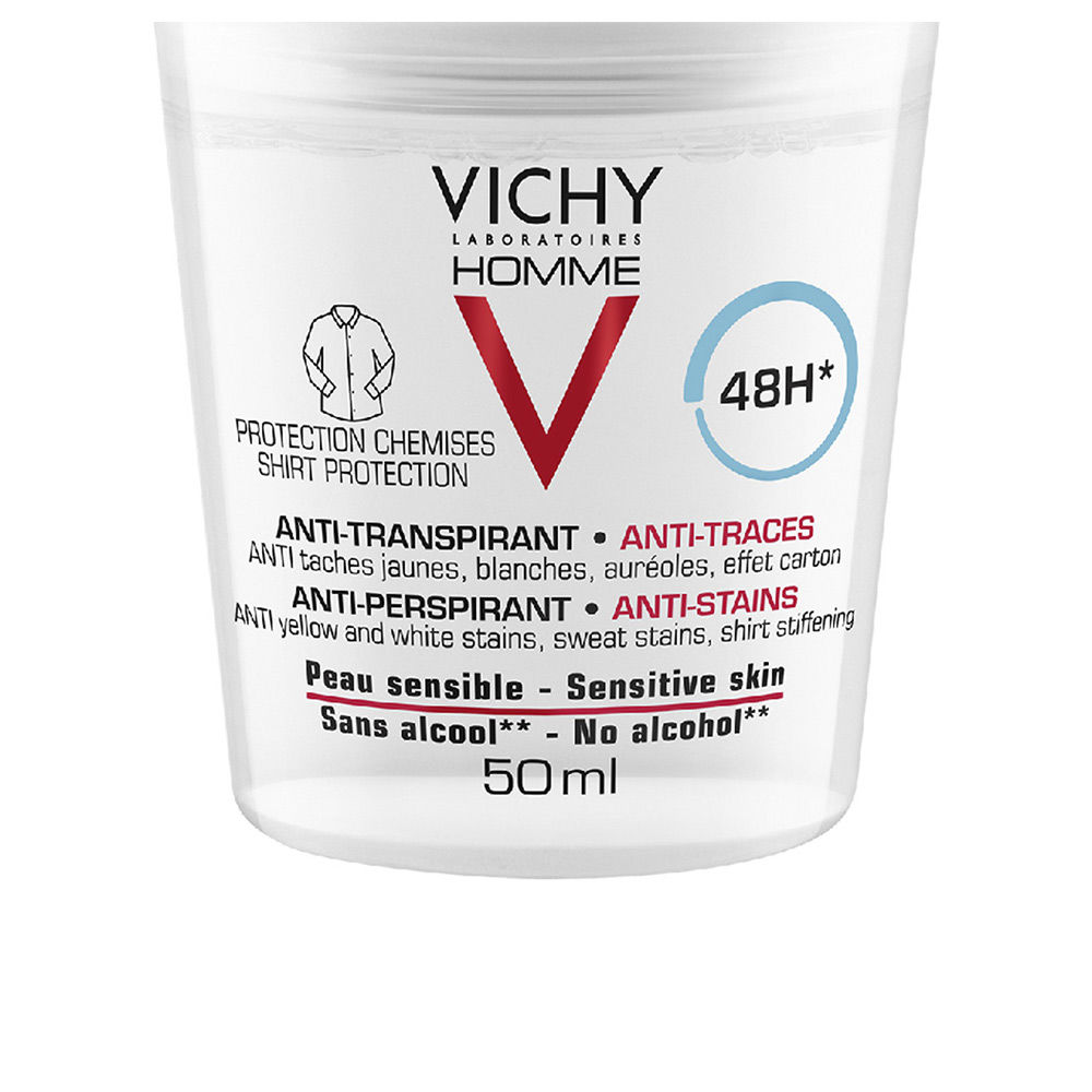 VICHY : HOMME anti-transpirant anti-traces 48h deo roll-on 50 ml