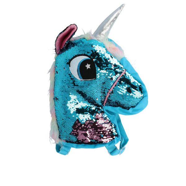 INCA : MOCHILA LENTEJUELAS unicornio 1 pz