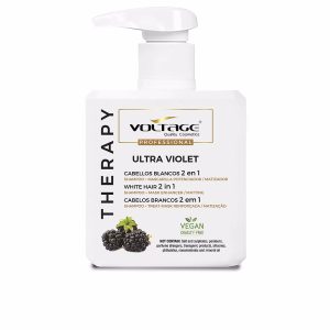 VOLTAGE COSMETICS : THERAPY ULTRA VIOLET cabellos blancos 2 en 1 champú-mascarilla 500 ml