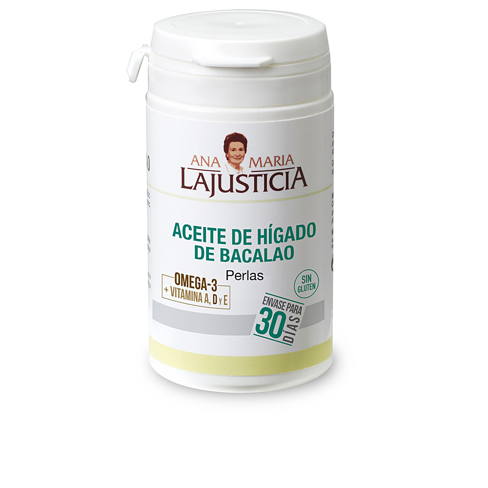 ANA MARÍA LAJUSTICIA : ACEITE DE HIGADO DE BACALAO + VITAMINA E 90 perlas