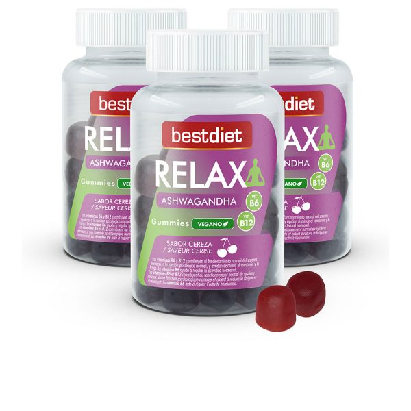 BEST DIET : RELAX ASWAGANDHA gummies #Cereza 60 u