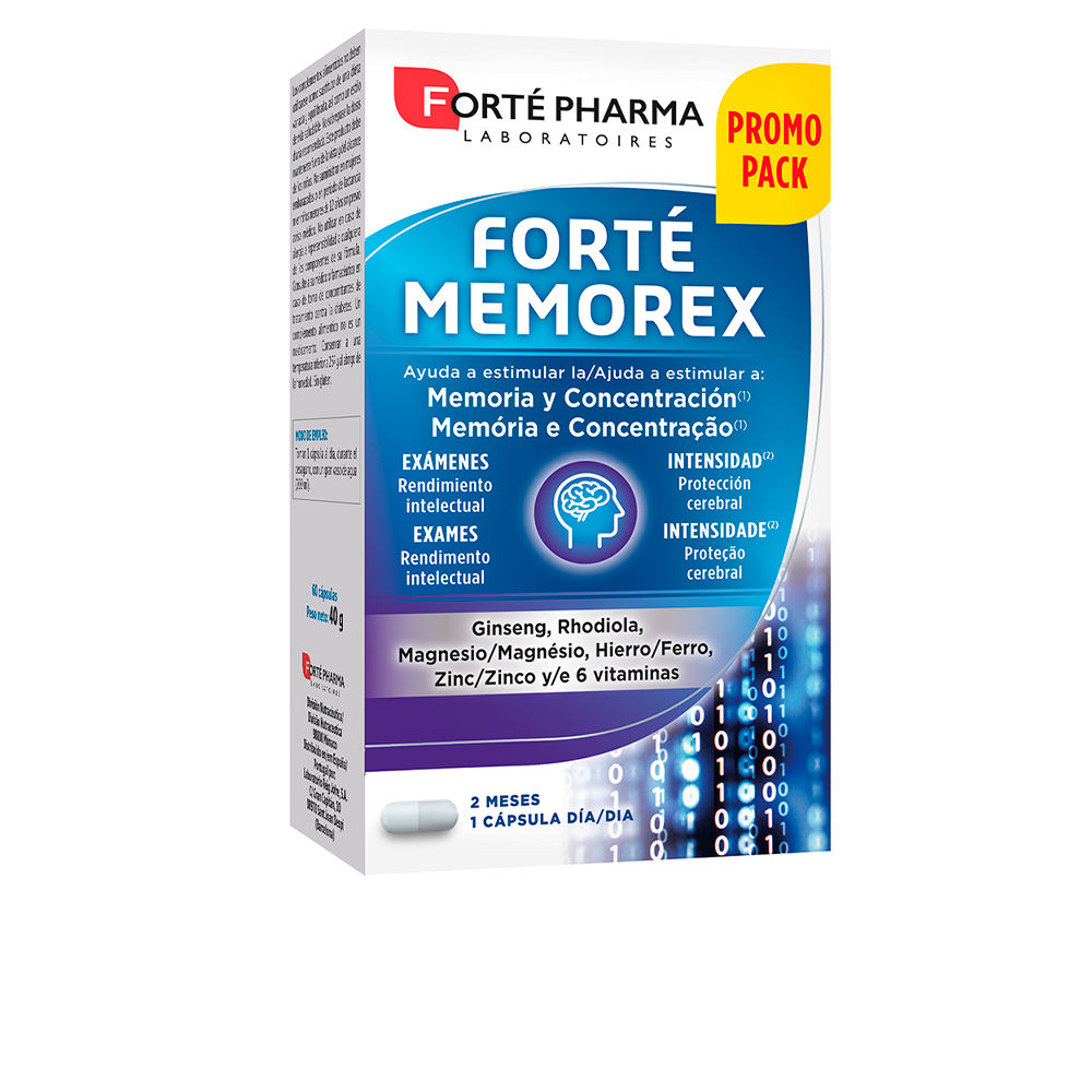 FORTÉ PHARMA : FORTÉ MEMOREX multivitaminas + eleuterococcus 56 comprimidos