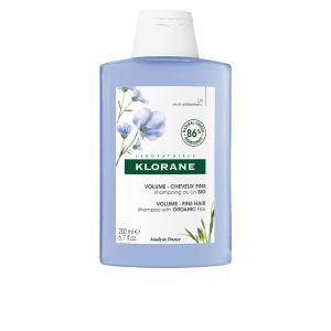 KLORANE : VOLUME organic linen shampoo 200 ml