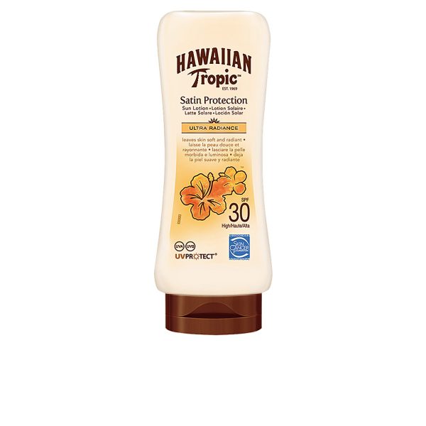 HAWAIIAN TROPIC : SATIN ultra radiance sun lotion SPF30 180 ml