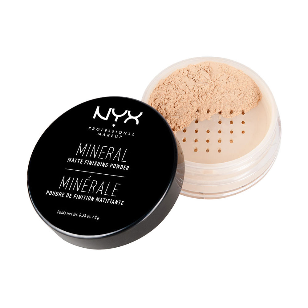 NYX PROFESSIONAL MAKE UP : MINERAL matte finishing powder #light/medium 8 gr