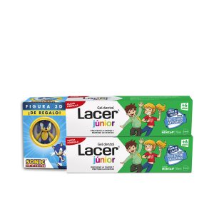 LACER : JUNIOR MINT DENTAL GEL PACK 2 x 75 ml + 3D figure