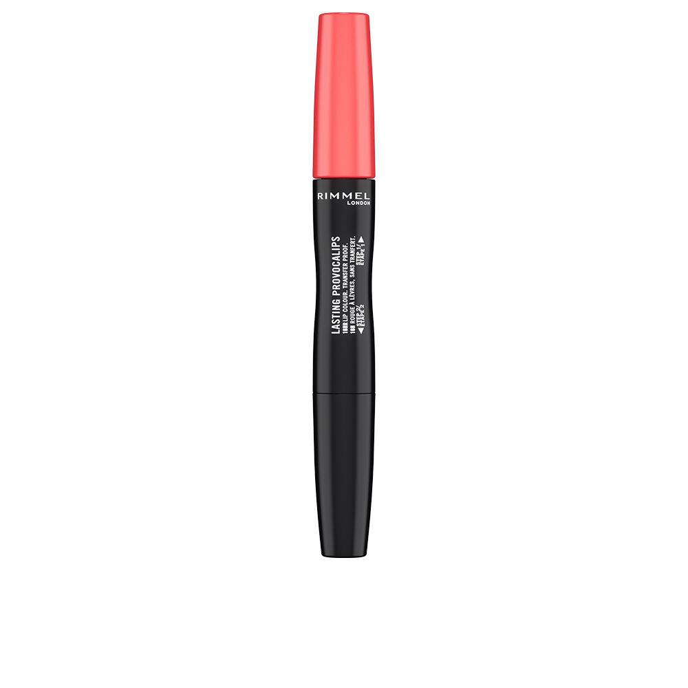 RIMMEL LONDON : LASTING PROVACALIPS lip colour transfer proof #600-orange you coming?