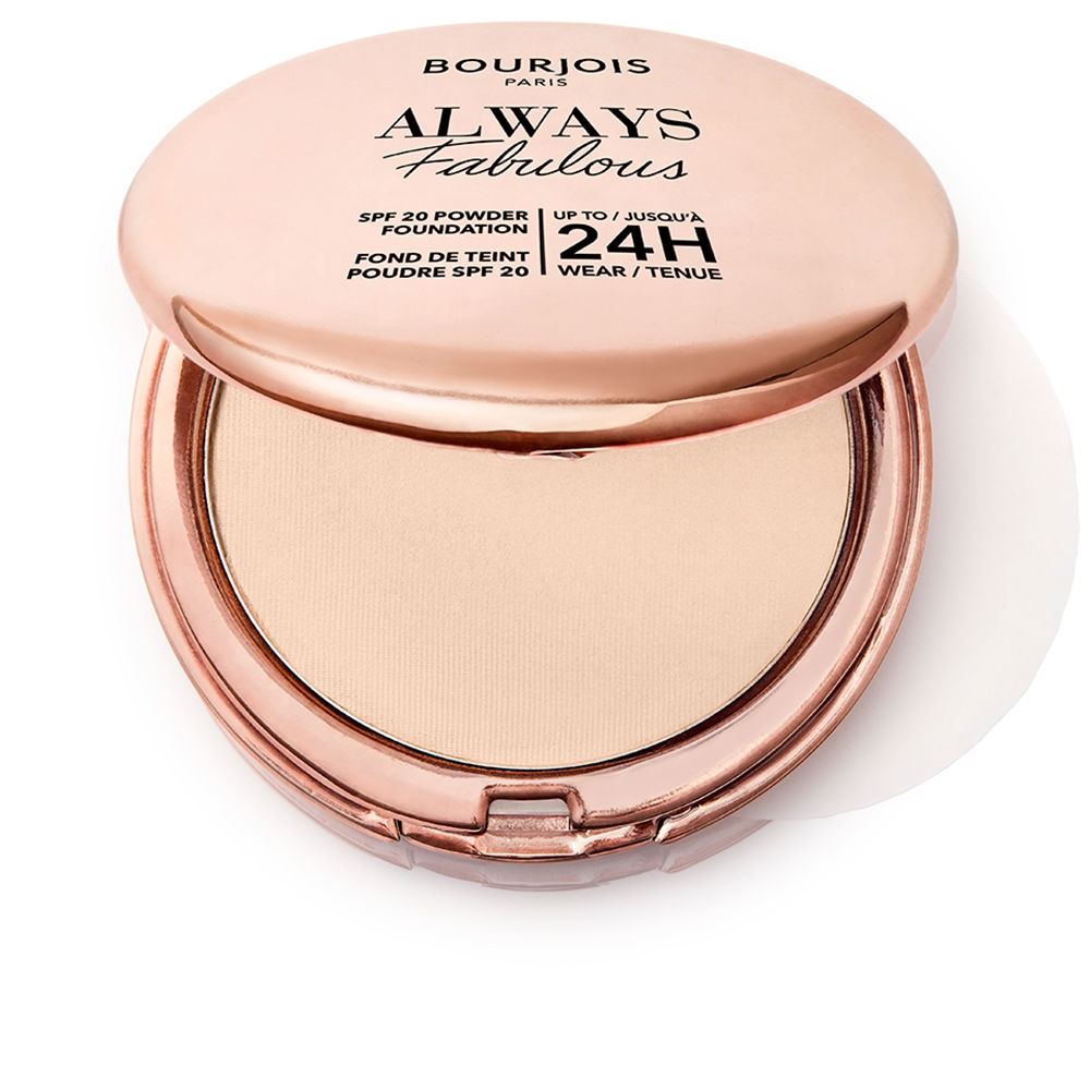 BOURJOIS : ALWAYS FABULOUS powder makeup base SPF20 #100-Rose Ivory 7 gr