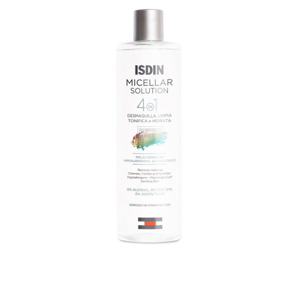 ISDIN : MICELLAR SOLUTION facial cleansing micellar water 400 ml