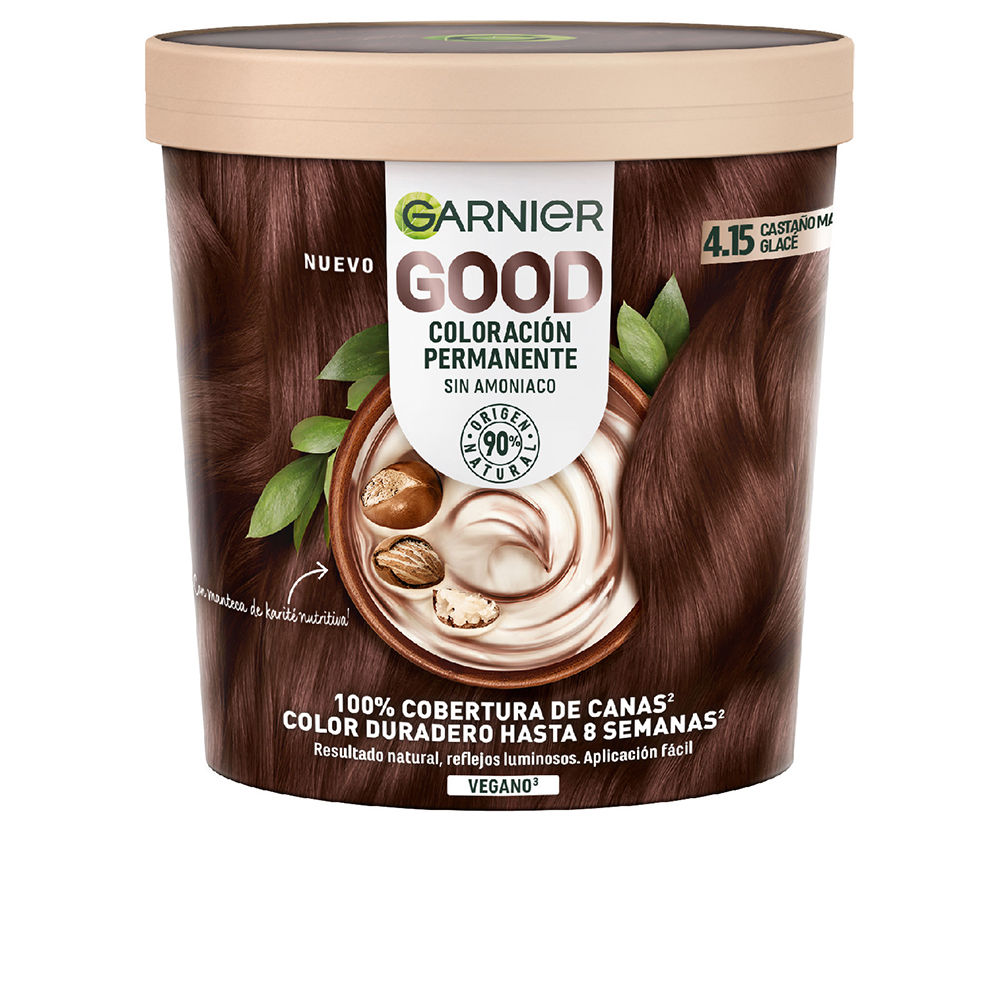 GARNIER : GOOD permanent color #4.15 icy chestnut 217 ml