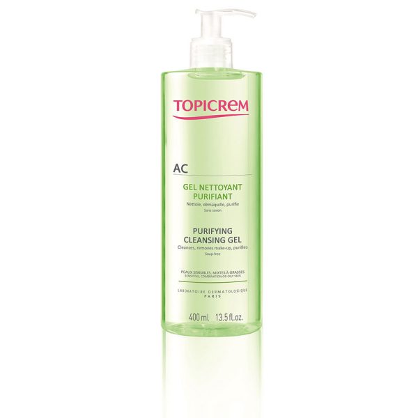 TOPICREM : AC purifying cleansing gel 400 ml