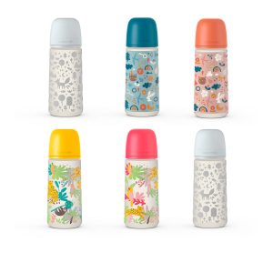 SUAVINEX : PRINTS biberón tetina fisiológica L 360 ml