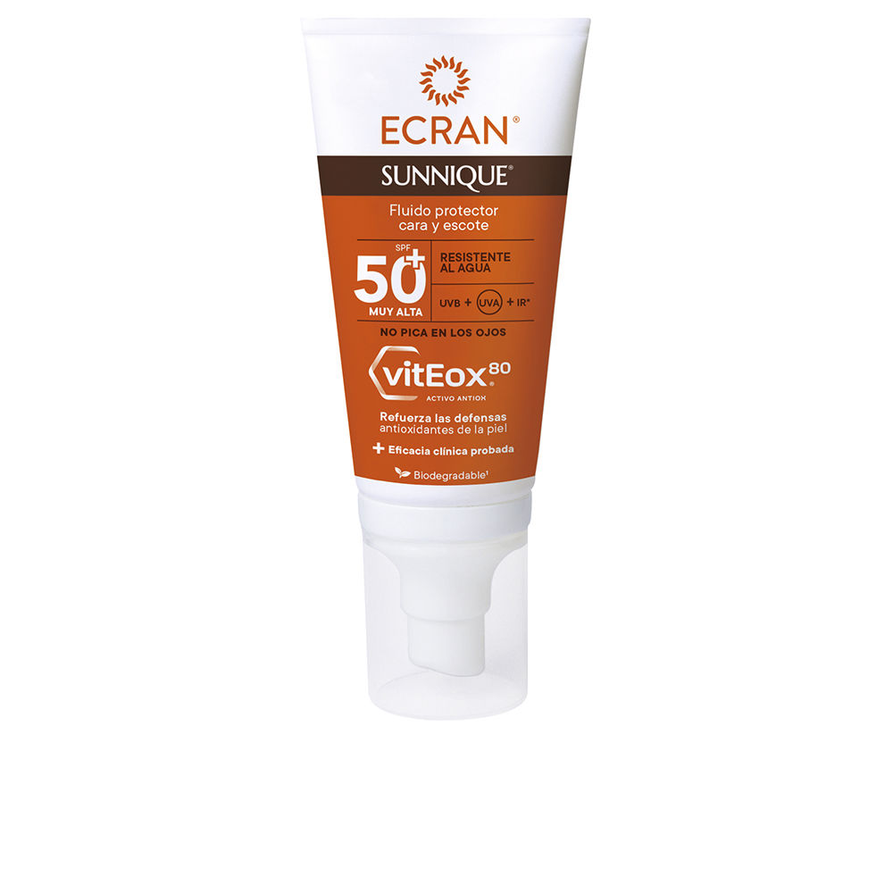ECRAN : ECRAN SUNNIQUE facial protective fluid SPF50+ 50 ml