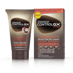 JUST FOR MEN : CONTROL GX gray hair reduction shampoo for beard 118 ml