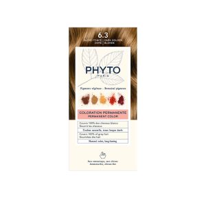 PHYTO : PHYTOCOLOR #6.3-rubio oscuro dorado 4 u