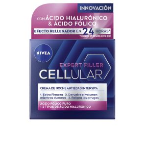 NIVEA : CELLULAR FILLER hyaluronic & folic night cream 50 ml