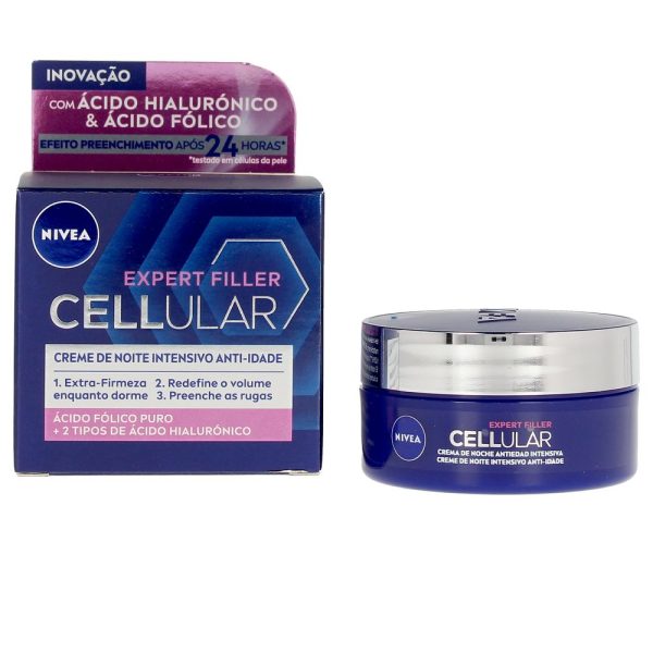 NIVEA : CELLULAR FILLER hyaluronic & folic night cream 50 ml
