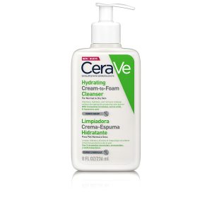 CERAVE : HYDRATING CREAM-TO-FOAM cleanser for normal to dry skin 236 ml