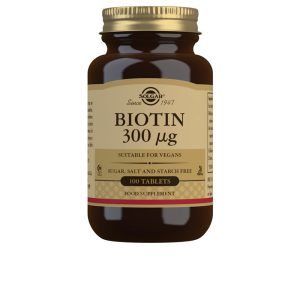 SOLGAR : BIOTINA 300 µg 100 comprimidos