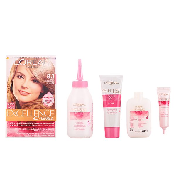L'ORÉAL PARIS : EXCELLENCE Creme dye #8.1-light ash blonde 192 ml