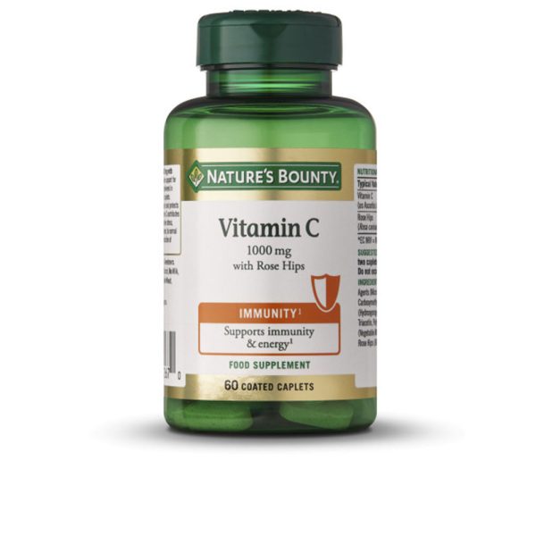 NATURE'S BOUNTY : VITAMIN C 1000 mg with rose hips 60 coated capsules