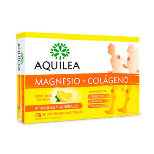 AQUILEA : MAGNESIO + COLÁGENO comprimidos masticables 30 u
