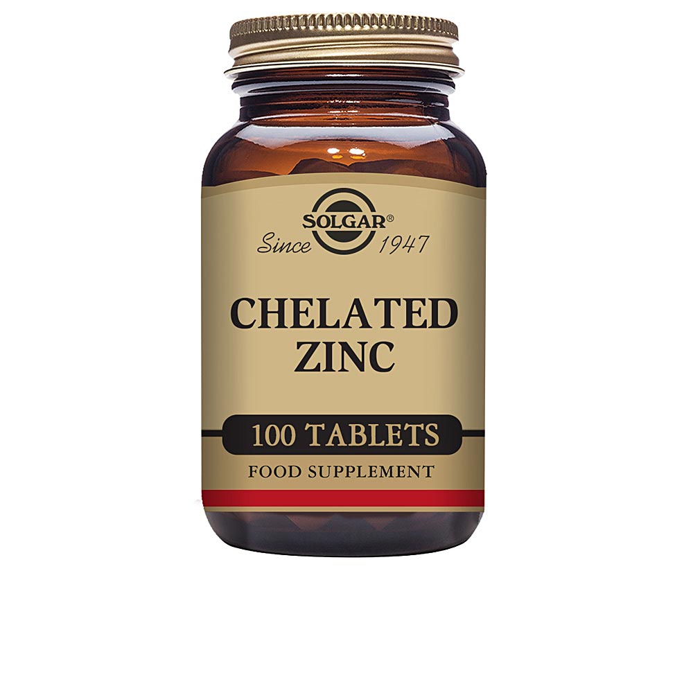 SOLGAR : CHELATED ZINC tablets 100 u