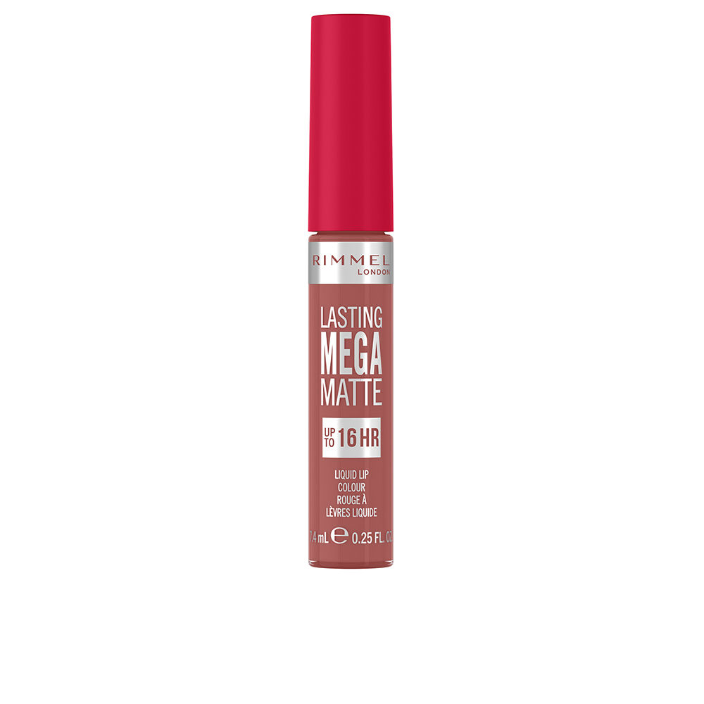 RIMMEL LONDON : LASTING MEGA MATTE liquid lip color #200-pink blink 7,4 ml