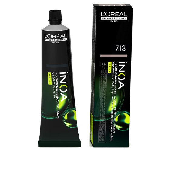 L'ORÉAL PROFESSIONNEL PARIS : INOA no ammonia permanent color #7.13 60 gr