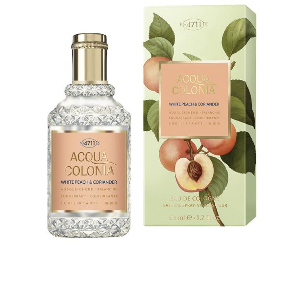 4711 : ACQUA COLONIA WHITE PEACH & CORIANDER eau de cologne spray 50 ml