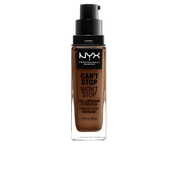 NYX PROFESSIONAL MAKE UP : CAN'T STOP WON'T STOP full coverage foundation #cocoa