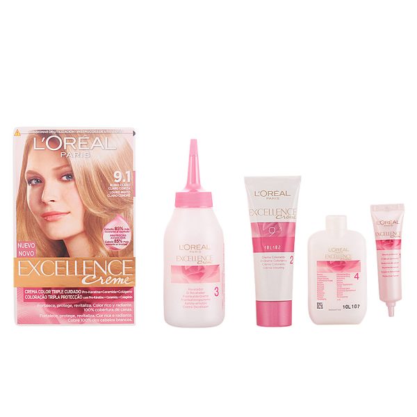 L'ORÉAL PARIS : EXCELLENCE Creme dye #9.1-light light ash blonde 192 ml