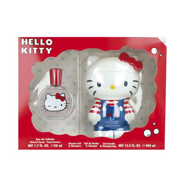 HELLO KITTY : HELLO KITTY SET COLOGNE + SHOWER GEL LOT 2 pcs