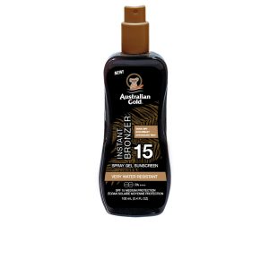 AUSTRALIAN GOLD : SUNSCREEN SPF15 spray gel with instant bronzer 100 ml