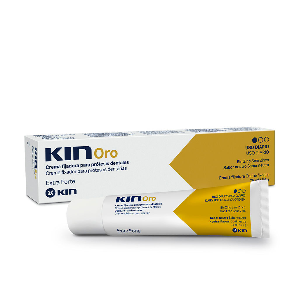 KIN : KIN ORO crema fijadora para prótesis dentales 75 ml