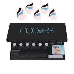 NOOVES : GEL NAIL SHEETS flowing stream premium glam #Art Design 20 units