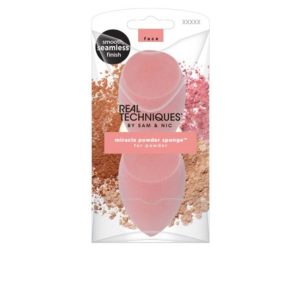 REAL TECHNIQUES : MIRACLE POWDER sponge pack 2 u
